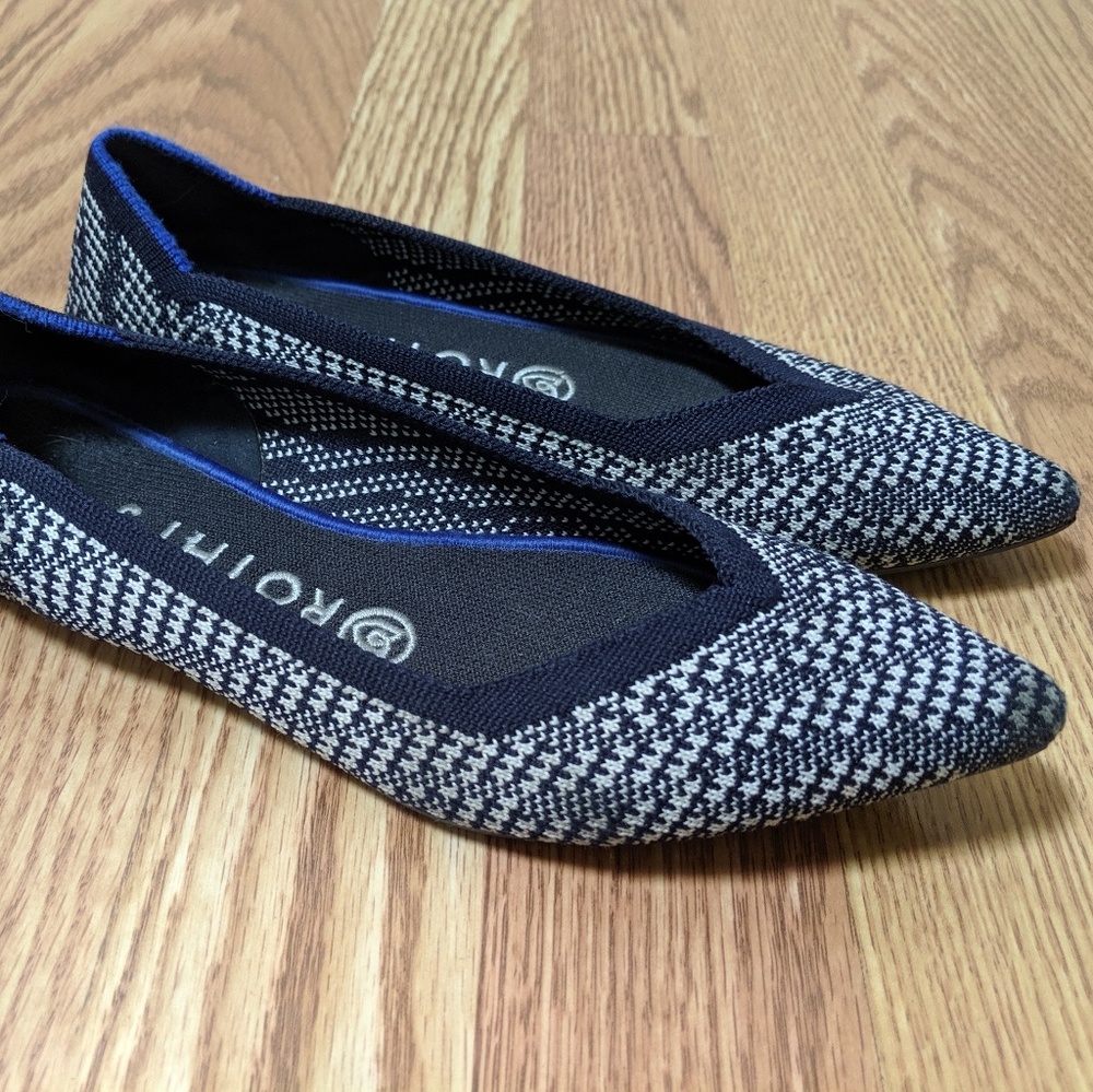 Rothy's Navy Houndstooth